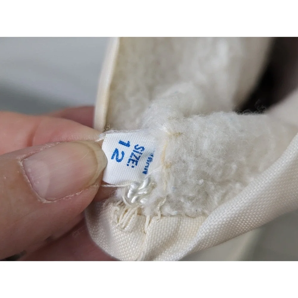 Waterproof White Rain Snow Boots Kids Sz‎ 12 Made in USA